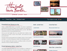 Tablet Screenshot of humboldttoursberlin.com